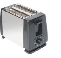 Silver LF-002 Φρυγανιέρα 2 Θέσεων 800W Μαύρη